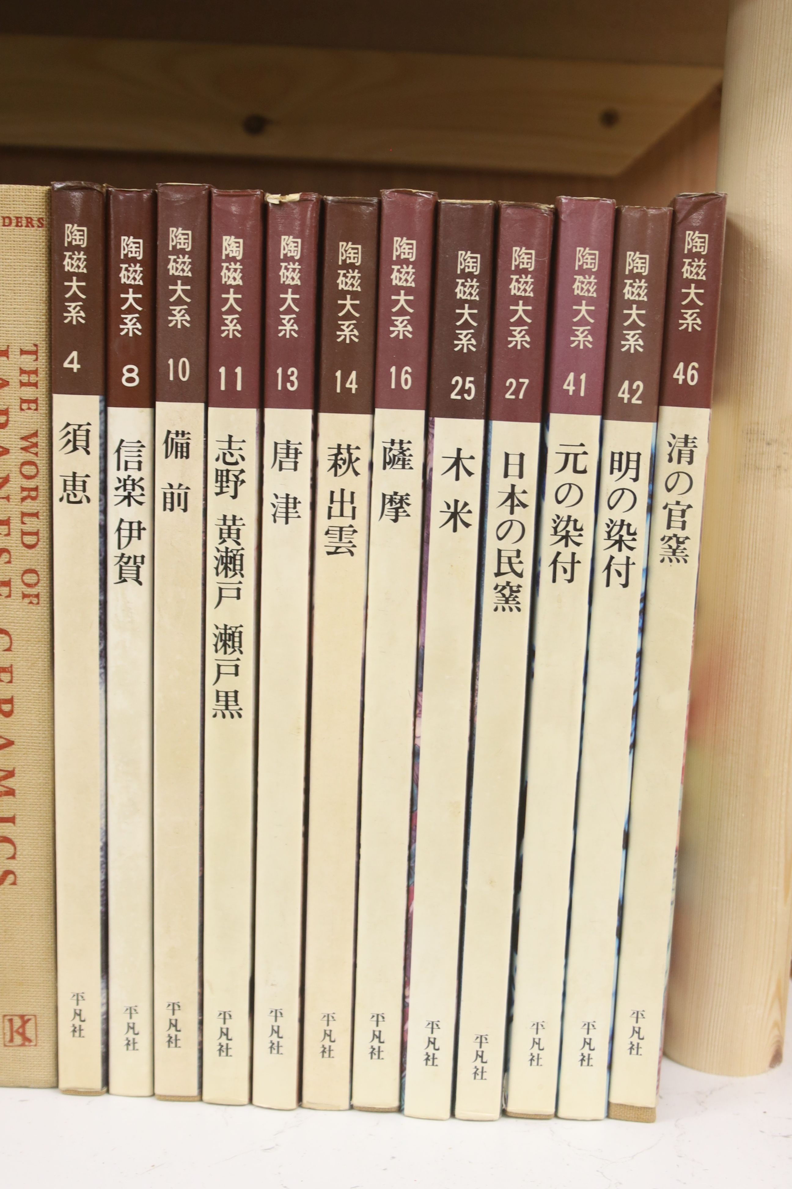 Reference books on Japanese ceramics